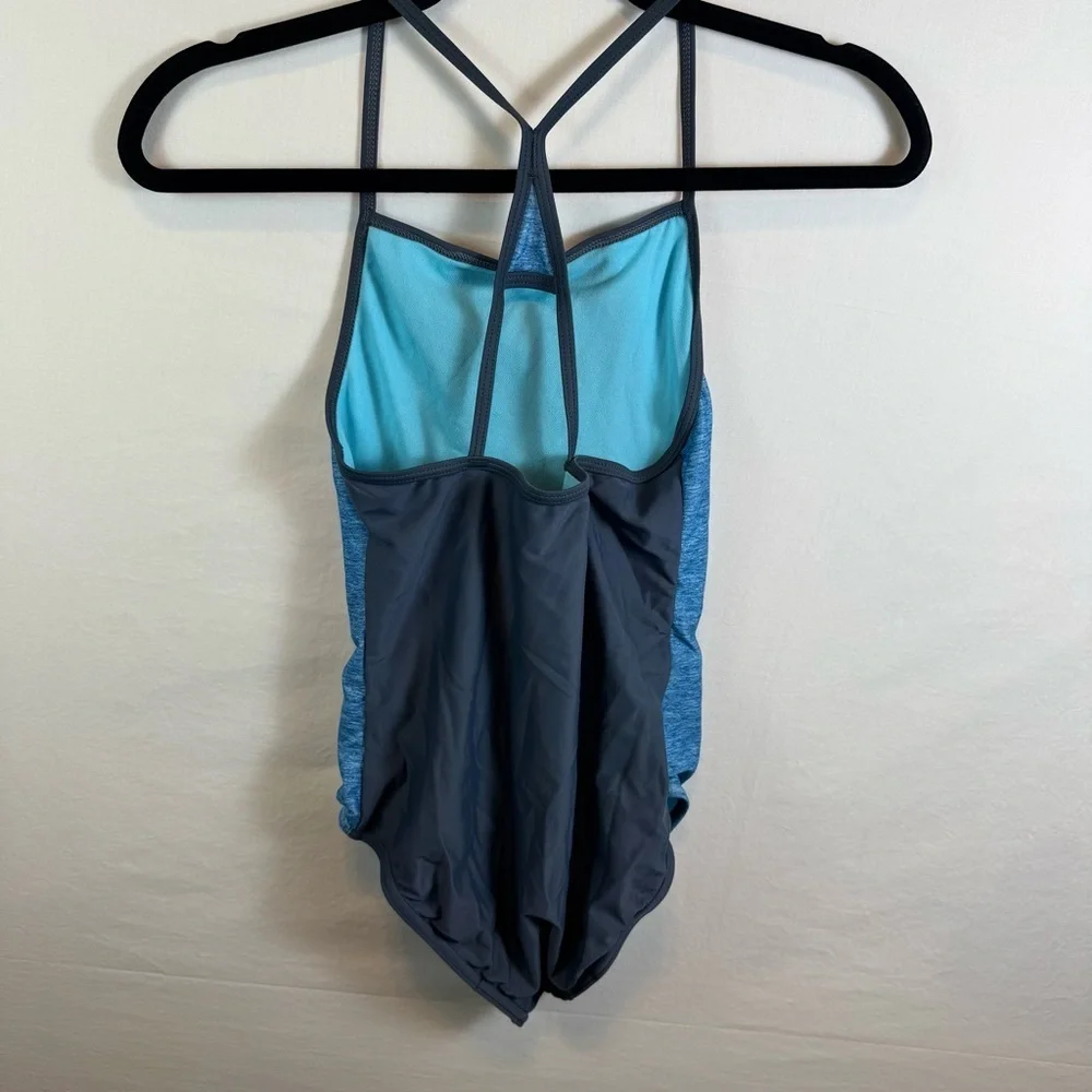 Speedo Blue One-Piece Swimsuit Girls Size 14